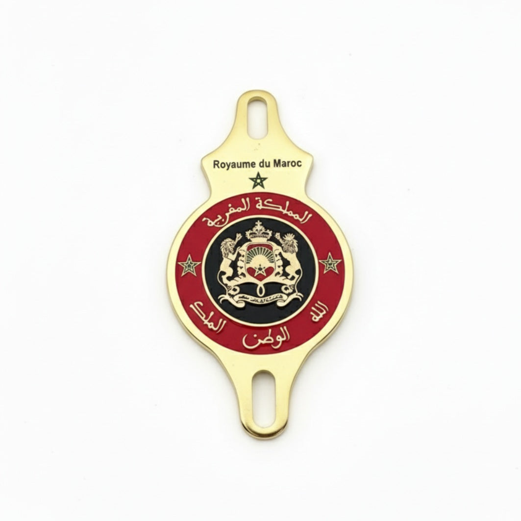 Écusson Royal Marocain – Edition Noire Prestige