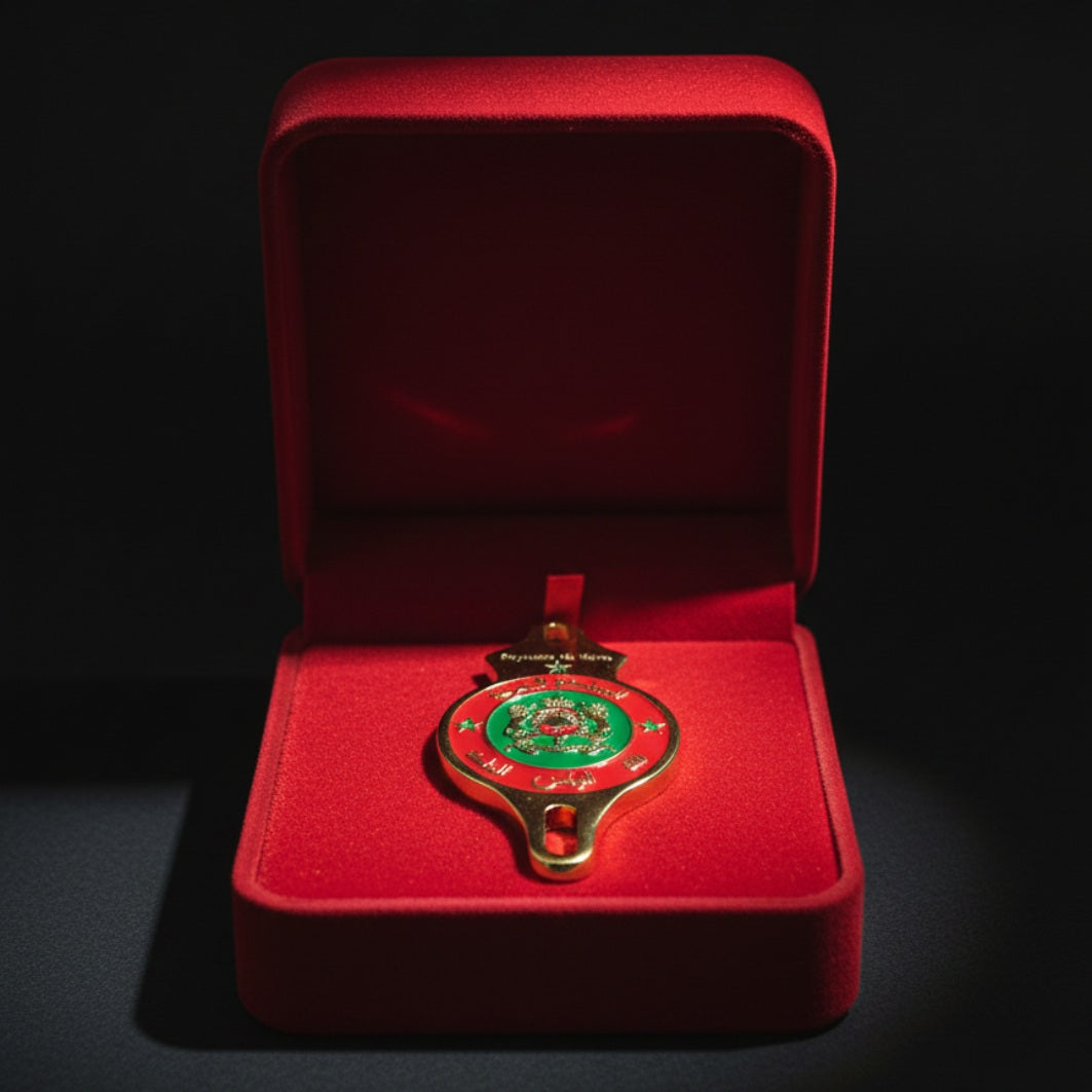 Écusson Royal Marocain – Edition Verte Premium